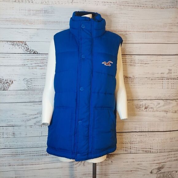 Men's  sz Large Hollister Body Warmer Puffer Vest. - Picture 2 of 14